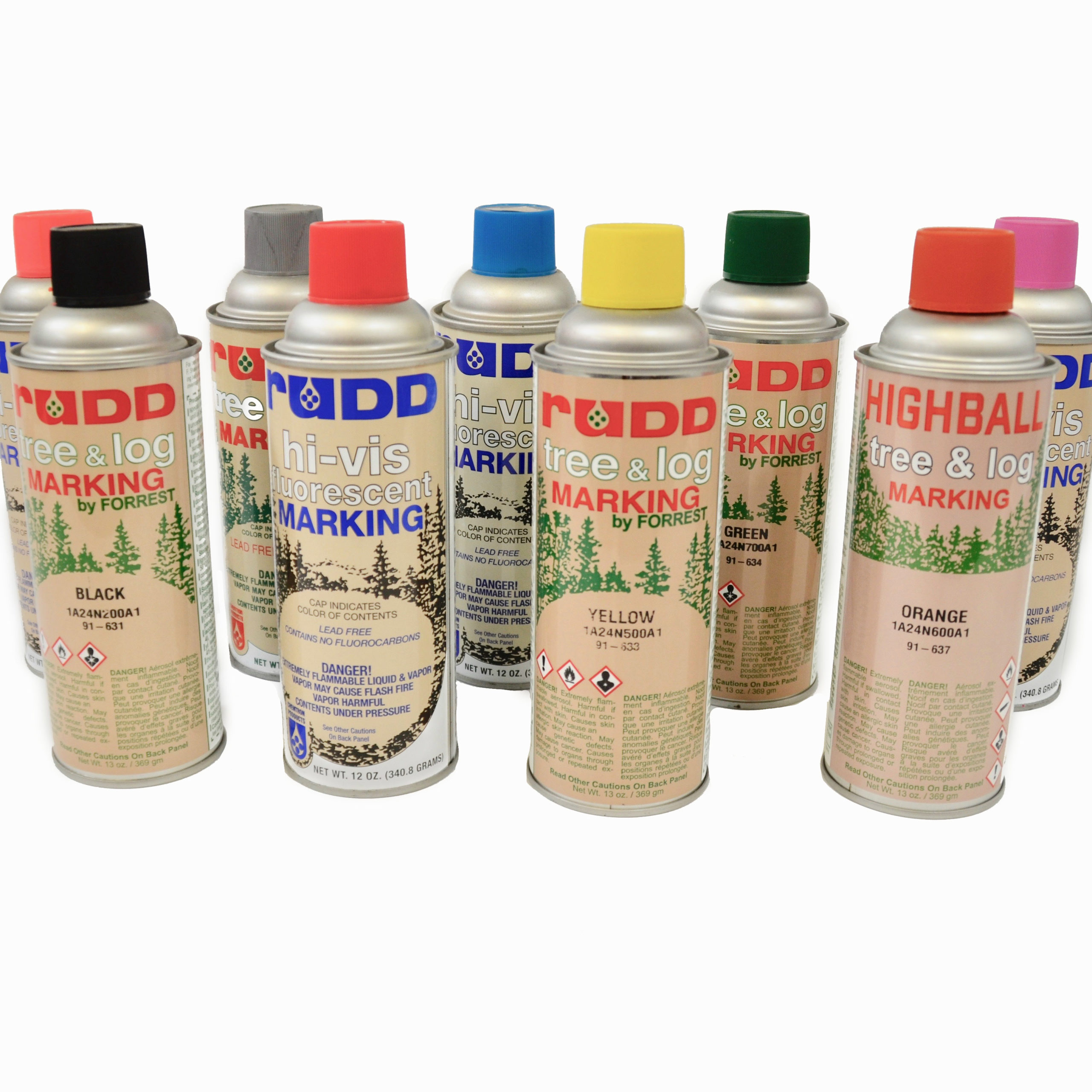 Forrest Highball Yellow Tree & Log Marking Paint - Per Can