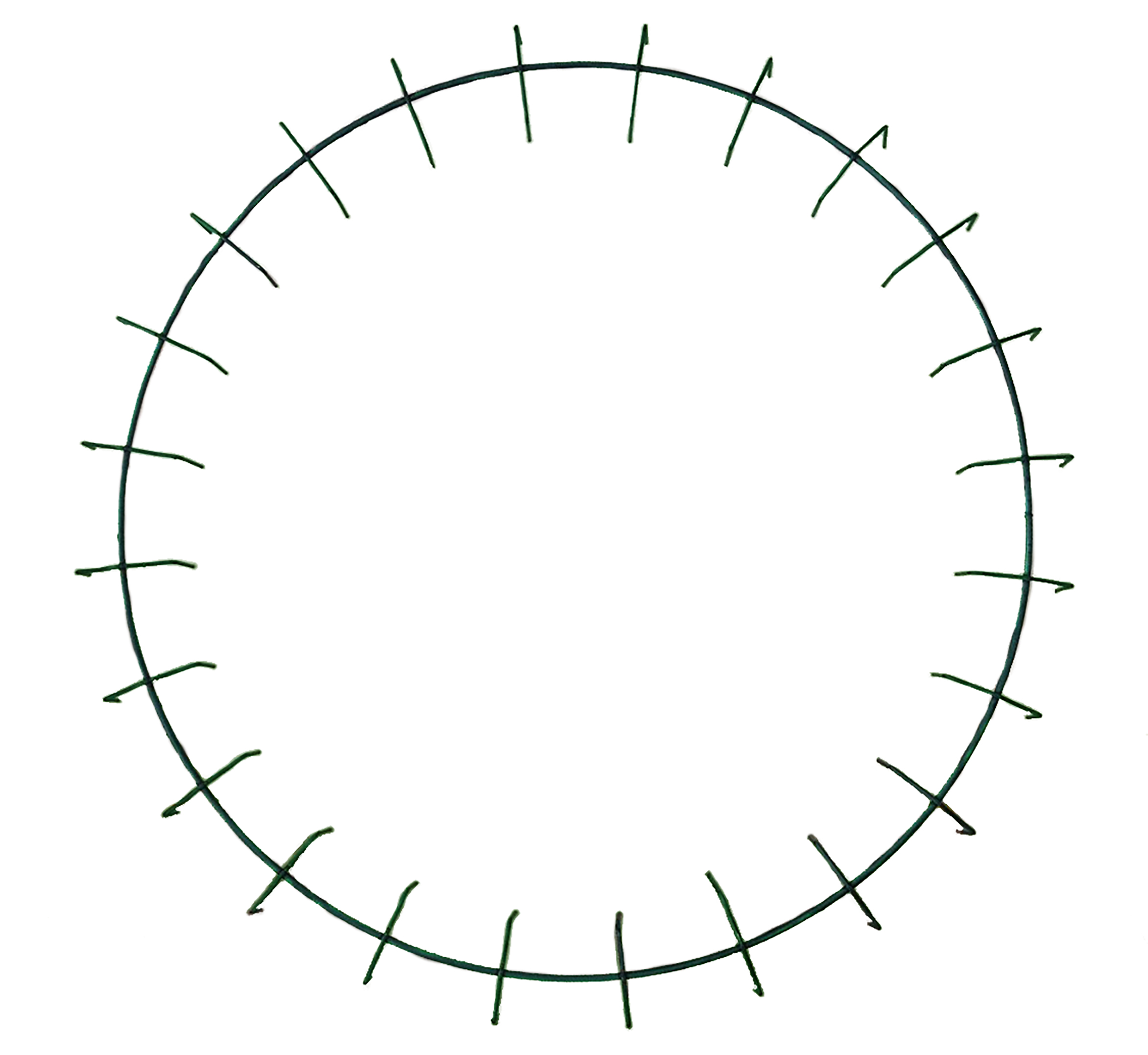 18-24 Single Ring Wreath Frames - (25) units — PACIFIC WIRE GROUP
