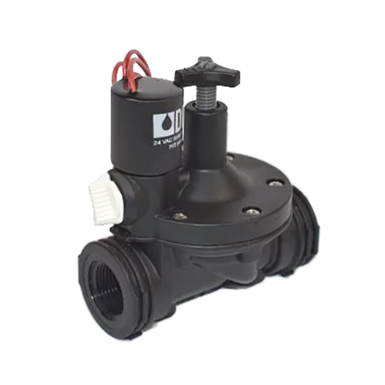 Valve AC 3/4″ In-Line W/24 Vac Solenoid & Flow Control – Terra Tech